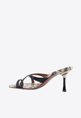 Paris Texas Lorena 80 Python Leather Sandals Multicolor PX1975XNPPTPYTHONBLACK_Pythonblack_42176917