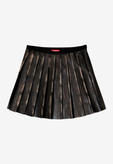 Diesel Pleated Mini Skirt Black A211530ALBP9XX_Black_44131675