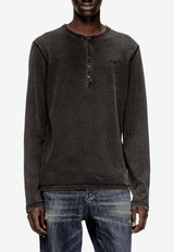 Diesel T-Mind Crewneck T-shirt Gray A202690QMBS02A_Grey_44131667