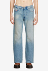 Diesel Washed Straight-Leg Jeans Blue A157950BEBF01_Denim_44131717