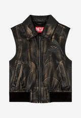 Diesel Distressed Bomber Jacket Black A203300ALBP9XX_Black_44131749