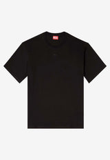 Diesel Embroidered Logo T-shirt Black A215620PLAT9XX_Black_44131750