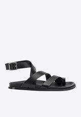 ALOHAS Tide Wraparound Leather Sandals Black S10113301_d2777e6d-0b69-4d33-aac6-ad5043756b0c
