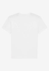 Saint Laurent Basic Crewneck Fitted T-shirt White 859386Y37RY_9000