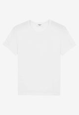 Saint Laurent Basic Crewneck Fitted T-shirt White 859386Y37RY_9000