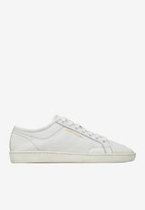 Saint Laurent Gym Low-Top Leather Sneakers White 82008700N00_9030