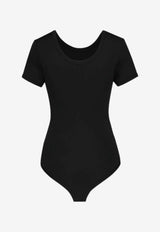 Saint Laurent Knit Striped Bodysuit Black 859383Y38CK_1022