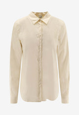 Aspesi Long-Sleeved Linen Shirt White S65422C19585046_White_54417832