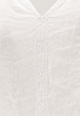 Aspesi V-neck Sleeveless Top White 5675D06485072_White_54417947