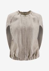 ALYSI Buttoned Sleeveless Jacket Gray 116920P6230GZ_Grezzo_54418013