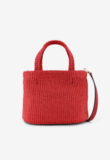 Jimmy Choo Logo Basket Tote Bag Red BEACHTOTEEWMINIJYNRUBYREDLIGHTGOLD_Rubyredlightgold_40005119