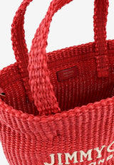 Jimmy Choo Logo Basket Tote Bag Red BEACHTOTEEWMINIJYNRUBYREDLIGHTGOLD_Rubyredlightgold_40005119