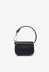 Diesel D-Logo Leather Wallet Charm Black X09360PR818T8013_Black_44131682