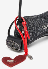 Diesel D-Logo Leather Wallet Charm Black X09360PR818T8013_Black_44131682