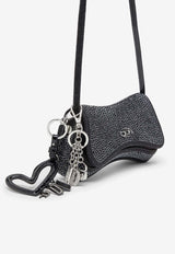 Diesel Rhinestone Flap Bag Black X10521P8766T8013_Black_44131719