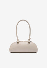 Diesel 1Dr Python-Effect Leather Shoulder Bag Cream X10641P8958T2039_Beige_44131715