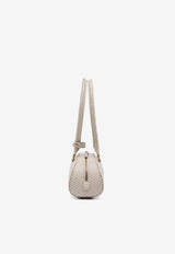 Diesel 1Dr Python-Effect Leather Shoulder Bag Cream X10641P8958T2039_Beige_44131715