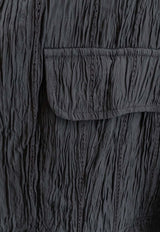 ALYSI Single-Breasted Wrinkled Blazer Gray 216809P6047LQ_Liquirizia_54417934