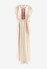Isabel Marant Etoile Liviane Long Dress Beige RO1050FAD1J16EBERD_BeigeRed_41973281