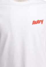 Autry Logo Print Jersey T-shirt White TSPM045W_2d8ac08e-bf83-492f-b5f4-534ed309f77d