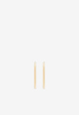 Saint Laurent Polished Hoop Earrings Gold 862988Y00AL_8030