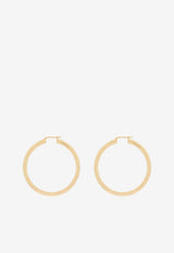 Saint Laurent Polished Hoop Earrings Gold 862988Y00AL_8030