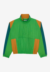 Saint Laurent Cassandre High-Neck Jacket Green 868586Y6J18_3710