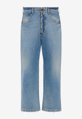 Maison Margiela Straight-Leg Washed Denim Pants Blue S50LA0245S30561_987