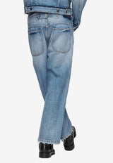 Maison Margiela Straight-Leg Washed Denim Pants Blue S50LA0245S30561_987
