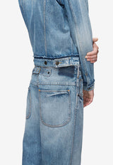 Maison Margiela Straight-Leg Washed Denim Pants Blue S50LA0245S30561_987