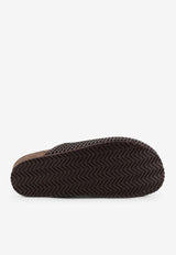 Brunello Cucinelli Crystal Mesh Flat Mules Brown MZSKG3155C8279_DARK BROWN BLACK_40000104
