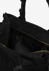 PINKO Medium Beach Fringed Shopper Tote Bag Black 106673A3A4Z99_318eed48-7ad4-41c9-b5ed-9a56a32aef1a