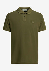 Stone Island Logo Patch Piqué Polo T-shirt Green 22002SCS0067V005G_0cdb93bb-83d6-4aa9-ad67-8fd1b50ac5ca