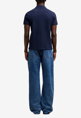 AMI PARIS Ami De Coeur Polo T-shirt Blue BFUPL001760_430