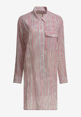 Isabel Marant Etoile Striped Chemisier Dress Red 26PRO0982FCD1I04EECRD_c16eae86-5775-4ed3-b511-0af25b265630
