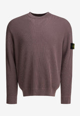 Stone Island Compass Patch Knitted Sweater Purple 5100154S00D8V008F_b471366b-b6b7-4d83-b615-438e4031379d