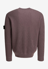 Stone Island Compass Patch Knitted Sweater Purple 5100154S00D8V008F_b471366b-b6b7-4d83-b615-438e4031379d