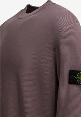 Stone Island Compass Patch Knitted Sweater Purple 5100154S00D8V008F_b471366b-b6b7-4d83-b615-438e4031379d