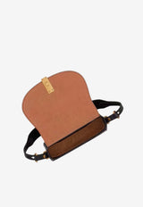 Ralph Lauren Mini Polo ID Saddle Leather Crossbody Black 428891391001_001