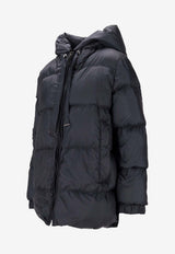 Max Mara The Cube Seia Water-Repellent Down Jacket Navy 2529486055600SEIA_008