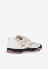 Stella McCartney S-wave Sport Mesh Low-Top Sneakers White 810565E00249_9001