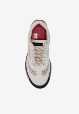 Stella McCartney S-wave Sport Mesh Low-Top Sneakers White 810565E00249_9001
