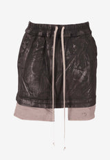 Rick Owens Drawstring Megacrust Denim Skirt Brown DS02E7321SBZMC_94