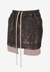 Rick Owens Drawstring Megacrust Denim Skirt Brown DS02E7321SBZMC_94