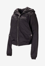 Rick Owens Sealed Zip-Up Windbreaker Jacket Black DS02E7720NP_09