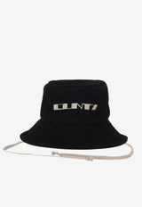 Rick Owens DRKSHDW Gilligan Fisherman Hat Black DA02E7479BMOEM6_0908