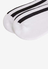 Y-3 Logo Stripes Socks White IZ3172_white
