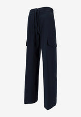 P.A.R.O.S.H Cedro Drawstring Cargo Pants Blue D232486CEDRO_012
