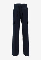 P.A.R.O.S.H Cedro Drawstring Cargo Pants Blue D232486CEDRO_012