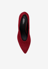 Isabel Marant Ebisa 45 Suede Pumps Scarlet ES0035FAC3A14S_70SR